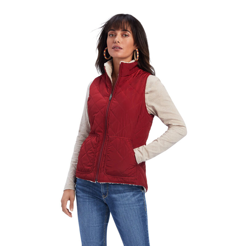 Ariat Weste Damen - Reversible Dilon Reversible Insulated Rot ( BQTMD-8701 )